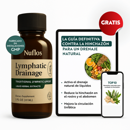 Nuflos – Drenaje Líquido Natural para reducir hinchazón y sentirte liviana todos los días